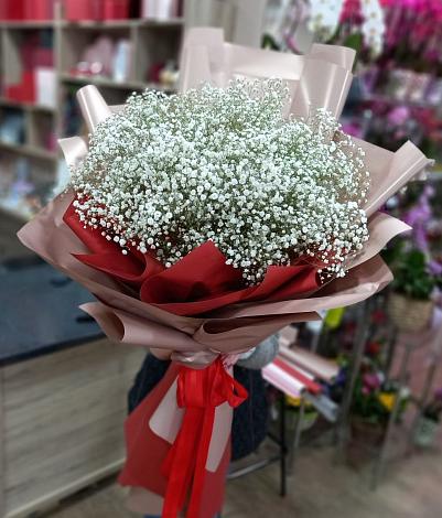 Букет цветов из: Гипсофила в Ковалево
