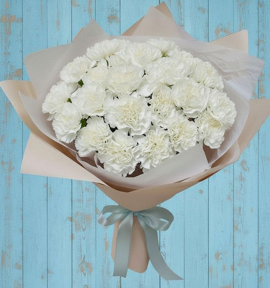 Букет цветов из: Гвоздики в Ковалево