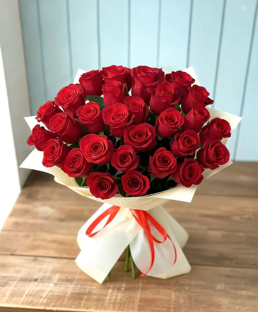Букет 29 Красных роз в Ковалево