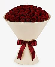 Букет 101 Бордовая роза Блэк Бакарра в Ковалево