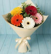 Букет цветов из:  Герберы в Ковалево