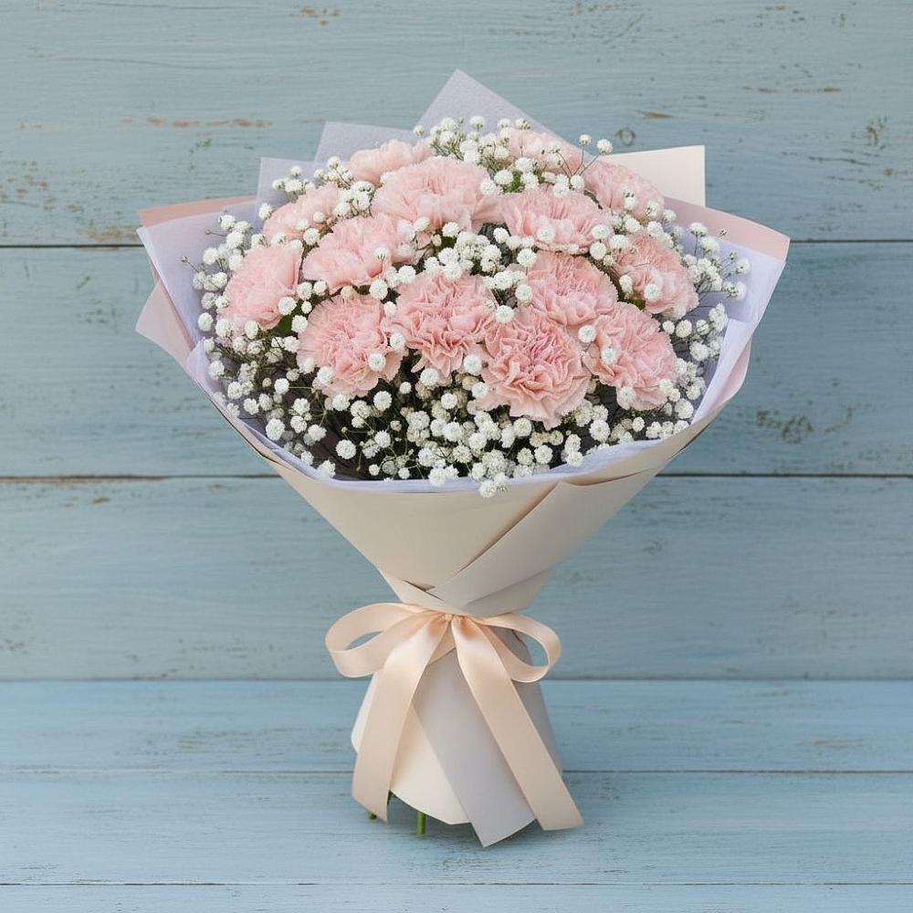 Букет цветов из: Гвоздики в Ковалево