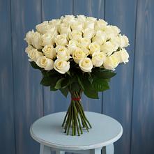 Букет 51 Белая роза Эдлесс Лав #REPLACE_PRED# Ковалево