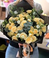 Букет цветов из:  Розы и Лизиантусы #REPLACE_PRED# Ковалево