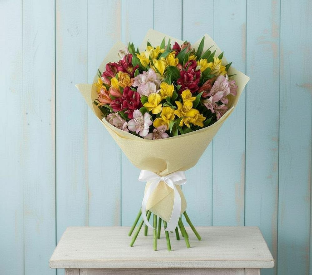 Букет цветов из: Альстромерии в Ковалево