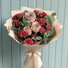 Букет цветов из:  Гвоздики и Розы в Ковалево