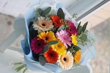 Букет цветов из:  Герберы #REPLACE_PRED# Ковалево