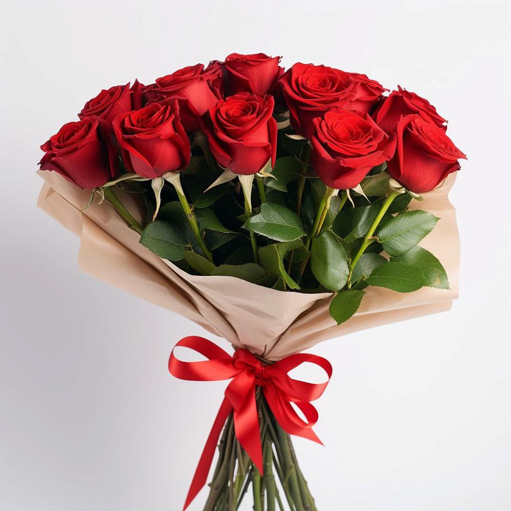 Букет 11 Красных роз Эдлесс Лав в Ковалево